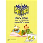 SPIRAX 168 STORY BOOK 18MM DOTTED THIRDS 100GSM 64 PAGE 332 X 240MM