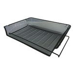 ESSELTE MESH DOCUMENT TRAY A4 PORTRAIT BLACK