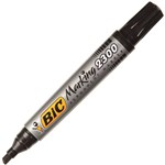 BIC PERMANENT MARKER CHISEL TIP BLACK