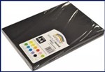 RAINBOW SPECTRUM BOARD 220GSM A4 BLACK PACK 100