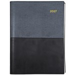 COLLINS VANESSA WIRE DIARY 145V9927 DAY TO PAGE  A4 BLACK