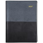 COLLINS VANESSA WIRE DIARY 185V9927 DAY TO PAGE 1HR A5 BLACK