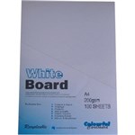 COLOURFUL WHITE PASTEBOARD A4 PACK 100