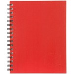 SPIRAX 511 NOTEBOOK 7MM RULED HARD COVER SPIRAL BOUND 200 PAGE 225 X 175MM RED