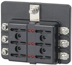 6 WAY BLADE FUSE BLOCK  SCREW TERMINAL CONNECTION