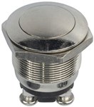 SWITCH PUSH MOM MTL RND 250VAC4A