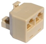 ADPT RJ45 8P8C PLG  2SKT