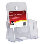 DEFLECTO BROCHURE HOLDER A5 CLEAR