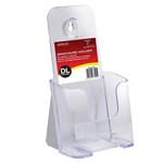 DEFLECTO BROCHURE HOLDER DL CLEAR