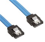 Astrotek SATA 30 Data Cable Male to Male Straight 180 to 180 Degree with Metal Lock 26AWG Blue CB8WFC5080