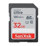 SANDISK ULTRA 32GB SDHC MEMORY CARD 120MBS