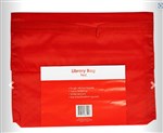 LIBRARY BAG GNS BASIC 295X350MM RED