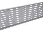 RAPID SPAN METAL MODESTY PANEL 1200MM DESK 957 X 300MM SILVER
