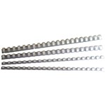 GBC PLASTIC BINDING COMB ROUND 21 LOOP 6MM A4 WHITE PACK 100