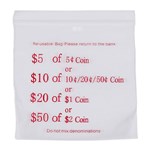 CUMBERLAND PRESS SEAL COIN BAGS 60MIC 110 X 100MM CLEARRED