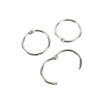 ESSELTE 37738 HINGED RINGS NO 6 25MM BOX 100