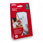APLI STRUNG TICKETS 22 X 35MM WHITE PACK 100
