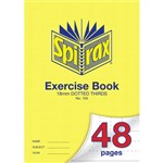 SPIRAX 104 EXERCISE BOOK A4 48 PAGE 18MM DOTTED THIRDS