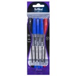 ARTLINE SMOOVE BALLPOINT PEN MEDIUM 10MM ASSORTED PACK 5