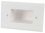 WALL PLATE CABLE ENTRY LRG REAR WHT
