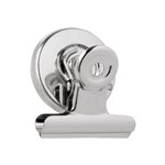 ESSELTE BULLDOG CLIP MAGNETIC ROUND 30MM SILVER