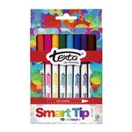 TEXTA SMARTTIP COLOURING MARKERS ASSORTED WALLET 10