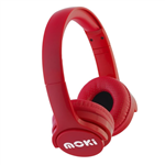 MOKI BRITES BLUETOOTH HEADPHONES RED 