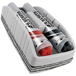 WHITEBOARD ERASER SET PENTEL WITH 2 MAXIFLO PUMP IT MARKERS BLACK  RED