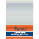 WRITER EXAM PAPER 55GSM 8MM RULED UNPUNCHED A4 WHITE 500 SHEETS