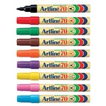 ARTLINE 70 PERMANENT MARKER FINE 15MM ASST COLOURS BOX 12
