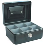 ESSELTE CLASSIC CASH BOX 152 X 118 X 80MM SIZE 6 BLACK