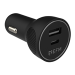 EFM 48W DUAL PORT CAR CHARGER