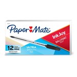 PAPERMATE INKJOY 100 BALLPOINT MEDIUM BLACK PACK 12