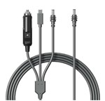 100W CAR CHARGER WITH 5M 3IN1 CABLE FOR STARLINK MINI