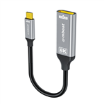 LS MBEAT TOUGH LINK 8K USBC TO DP ADAPTER  SPACE GREY USBC MALE TO DISPLAYPORT FEMALE UP TO 324GBPS
