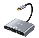 LS MBEAT TOUGH LINK USBC TO DPHDMI DUAL 4K60HZ MST ADAPTER 4K 3840X2160  60HZ