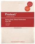 SHEET PROTECTORS PROTEXT A4 HEAVY DUTY 70 MIC CLEAR BX100