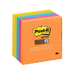 POSTIT 6545SSUC SUPER STICKY NOTES 76 X 76MM RIO DE JANEIRO PACK 4