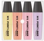 LOCALWORKS PASTEL HIGHLIGHTER SET  4 COLORS WITH CHISEL TIP