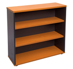RAPID WORKER BOOKCASE 3 SHELF 900 X 315 X 900MM CHERRYIRONSTONE