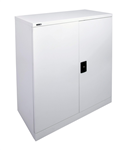 GO SWING DOOR CUPBOARD 1015MM H X 910MM W X 450MM D SILVER GREY