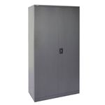 GO SWING DOOR CUPBOARD 1830MM H X 910MM W X 450MM D GRAPHITE RIPPLE