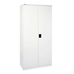 GO STEEL STATIONERY CUPBOARD 4 SHELVES 2000 X 910 X 450MM WHITE CHINA