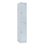 GO STEEL 2 DOOR LOCKER  SILVER GREY PC