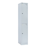 GO STEEL 2 DOOR LOCKER  SILVER GREY PC
