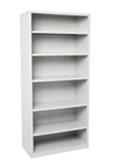 RAPIDLINE METAL SHELVING UNIT 5 SHELVES 2200 X 900 X 400MM SILVER GREY