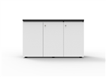 RAPID INFINITY SWING DOOR CUPBOARD 1500MM W X 450MM D X 730MM H NATURAL WHITE