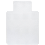 RAPIDLINE CHAIRMAT PVC KEYHOLE MEDIUM PILE CARPET 1350 X 1150MM