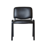 RAPIDLINE NOVA VISITOR CHAIR MEDIUM BACK BLACK PU