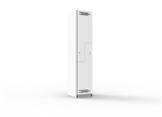 2 DOOR STEP DOOR MELAMINE LOCKER NATURAL WHITE